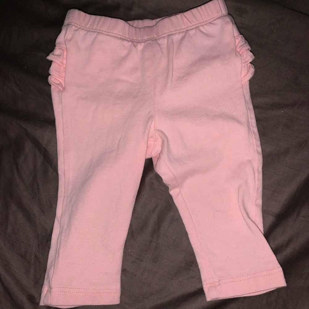 Baby girl ruffle bottom leggings
